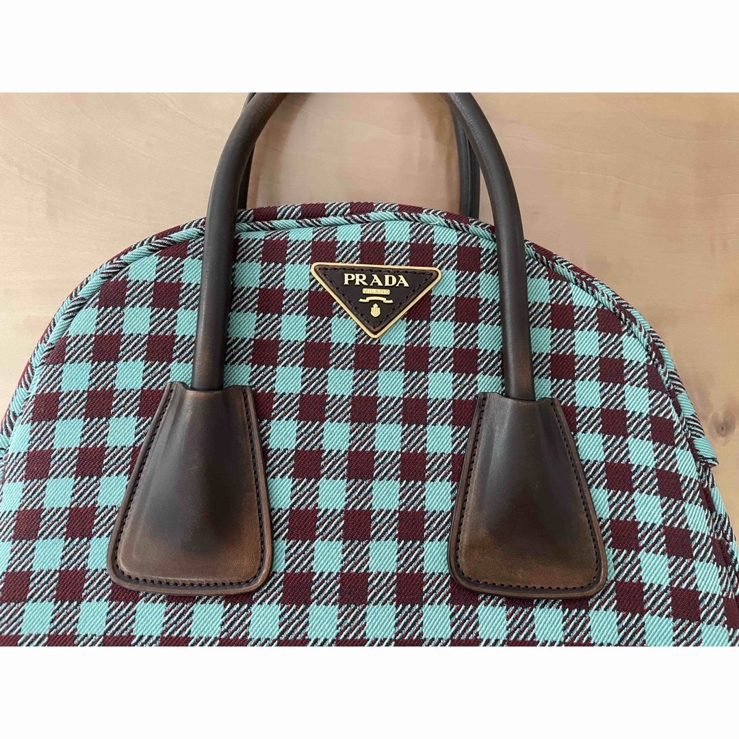 ⭐︎美品・激レア⭐︎ PRADA プラダ チェック ボーリングバック