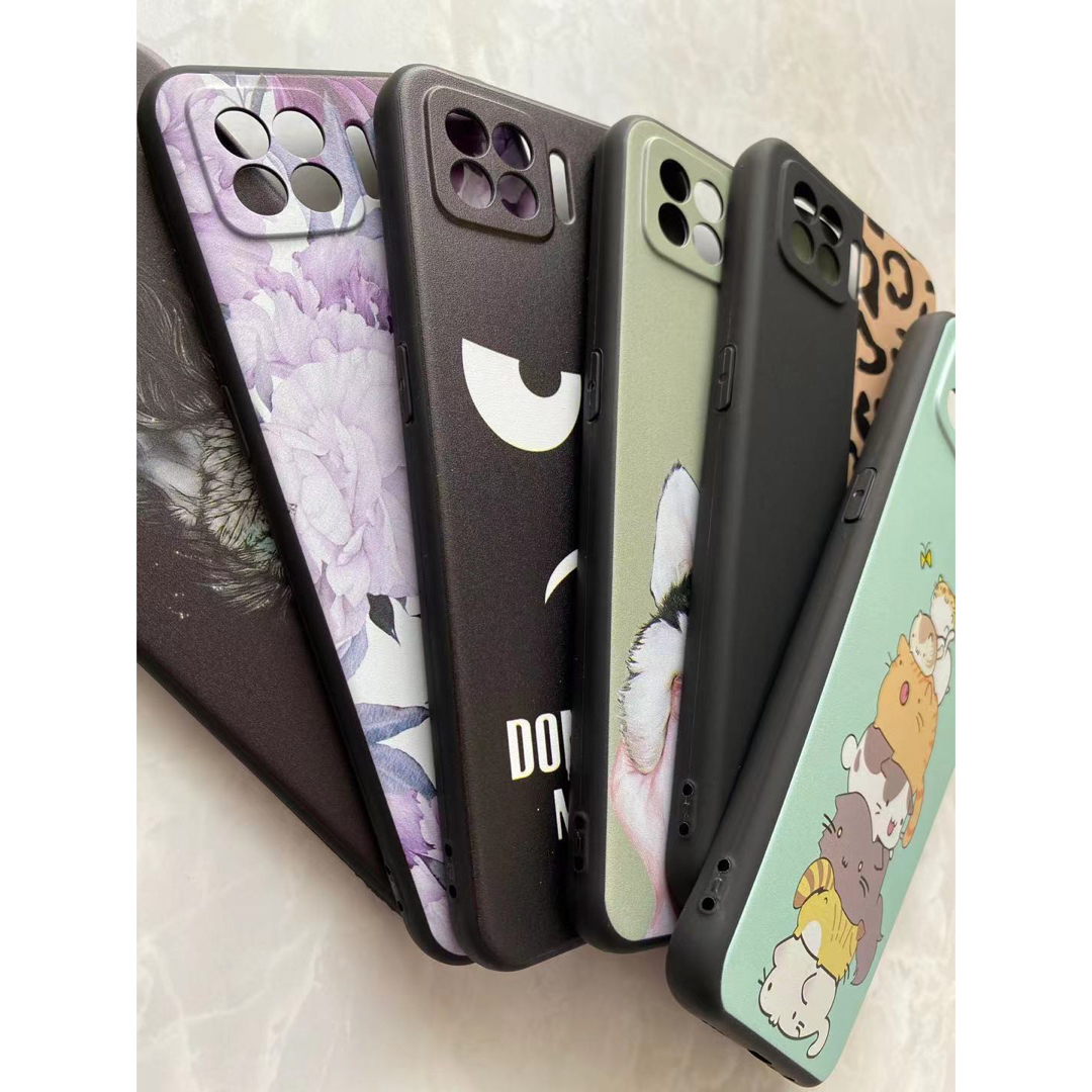 OPPO - OPPO A73 黒い顔 かっこいい TPUスマホケース の通販 by スマホ