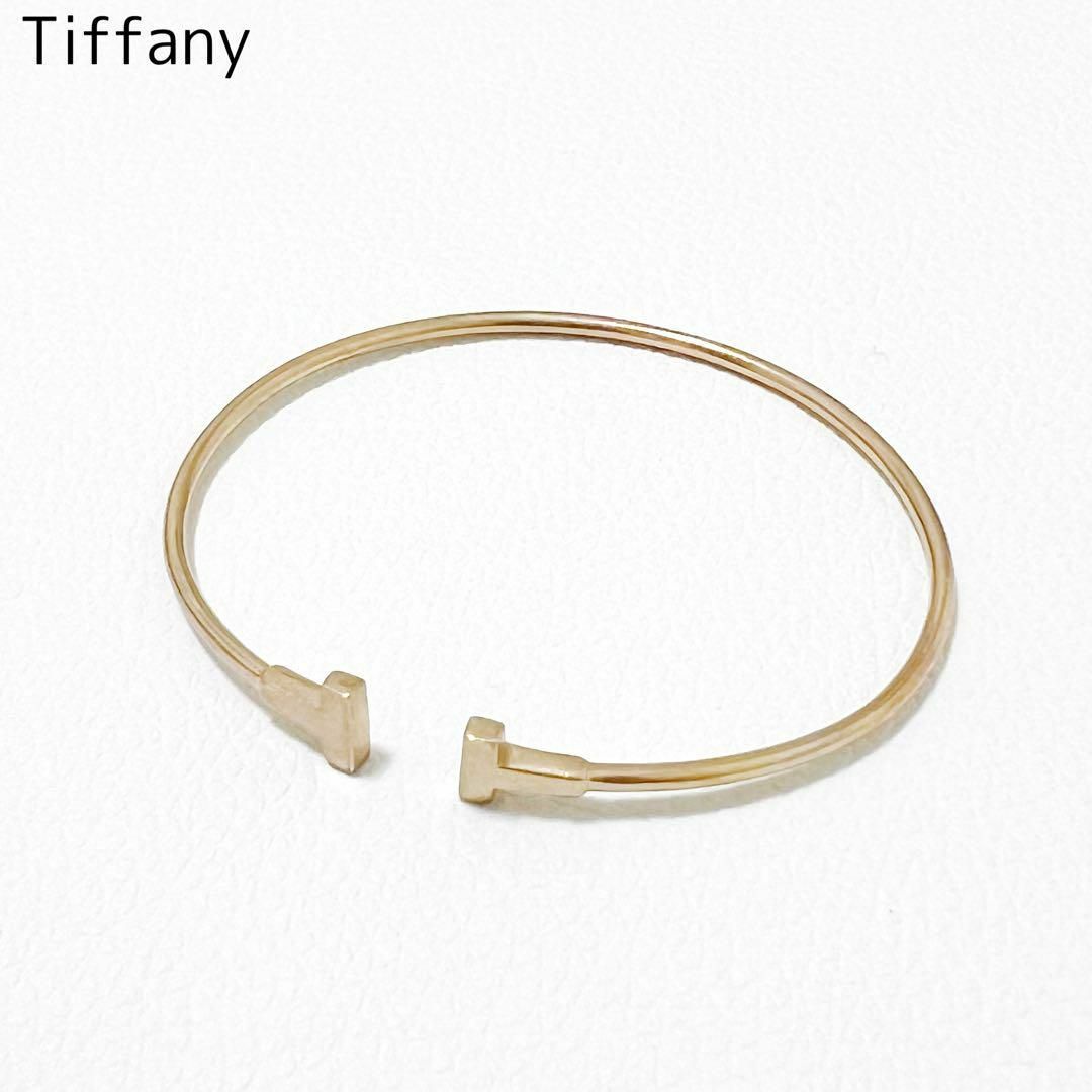 アクセサリーTIFFANY&Co. ティファニー Tナローワイヤーブレスレット バングル