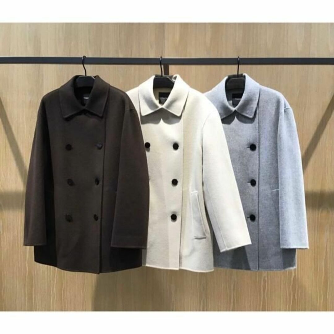 Theory 20SS ダブルフェイス Pコート P ウール カシミヤ Theory 20SS ダブルフェイス Pコート P ウール カシミヤ