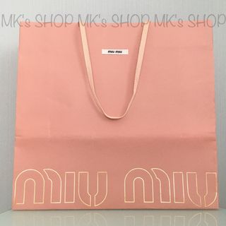miumiu 週末限定値下げmiu miu ショッパー 空箱 大きめの通販 by