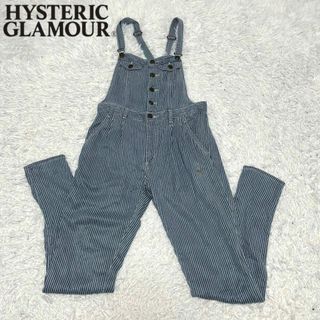 ヒステリックグラマー(HYSTERIC GLAMOUR)のヒステリックグラマー　オーバーオール　ヒッコリー　ストライプ　薄手(サロペット/オーバーオール)