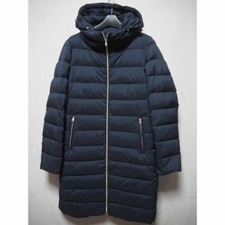 HERNO　マットナイロン　ダウンコート　44　ネイビー　定価15万