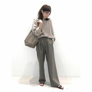 アパルトモンドゥーズィエムクラス(L'Appartement DEUXIEME CLASSE)のBoat N/C Knit◆ベージュ(ニット/セーター)