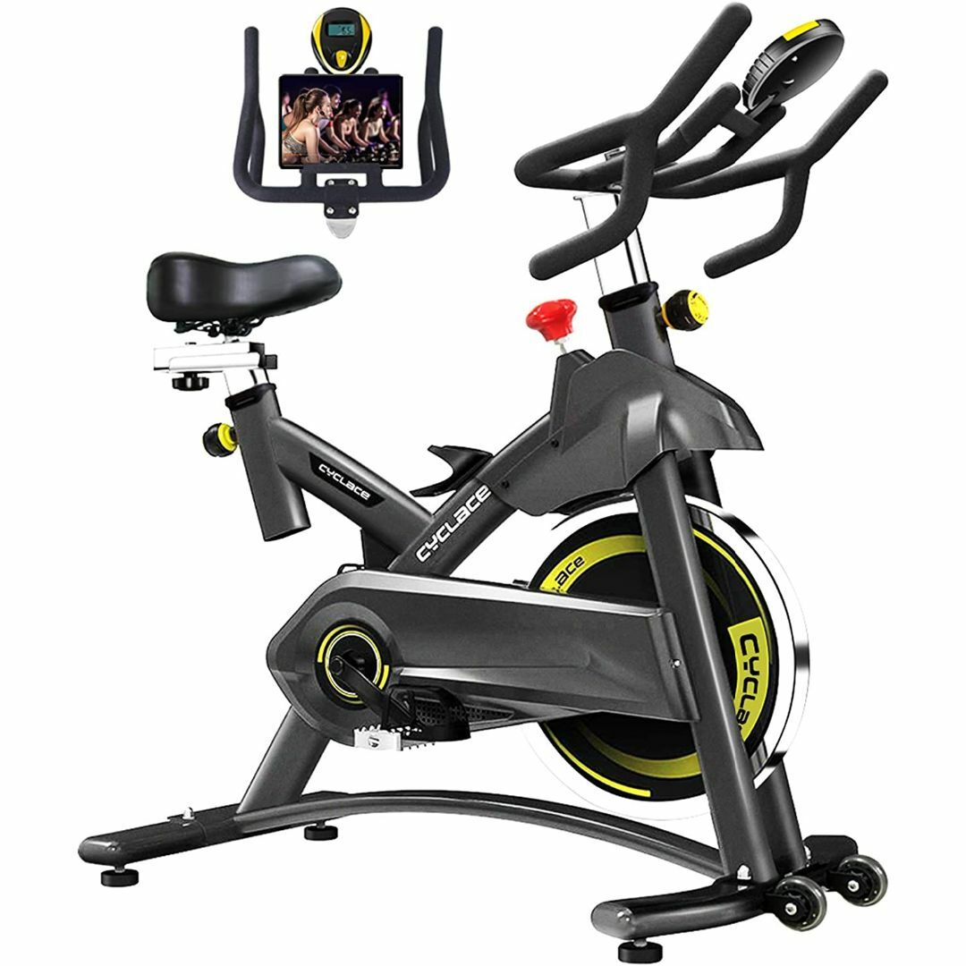 ほぼ未使用○Cyclace スピンバイク○極静音・フィットネス エクササイズ-