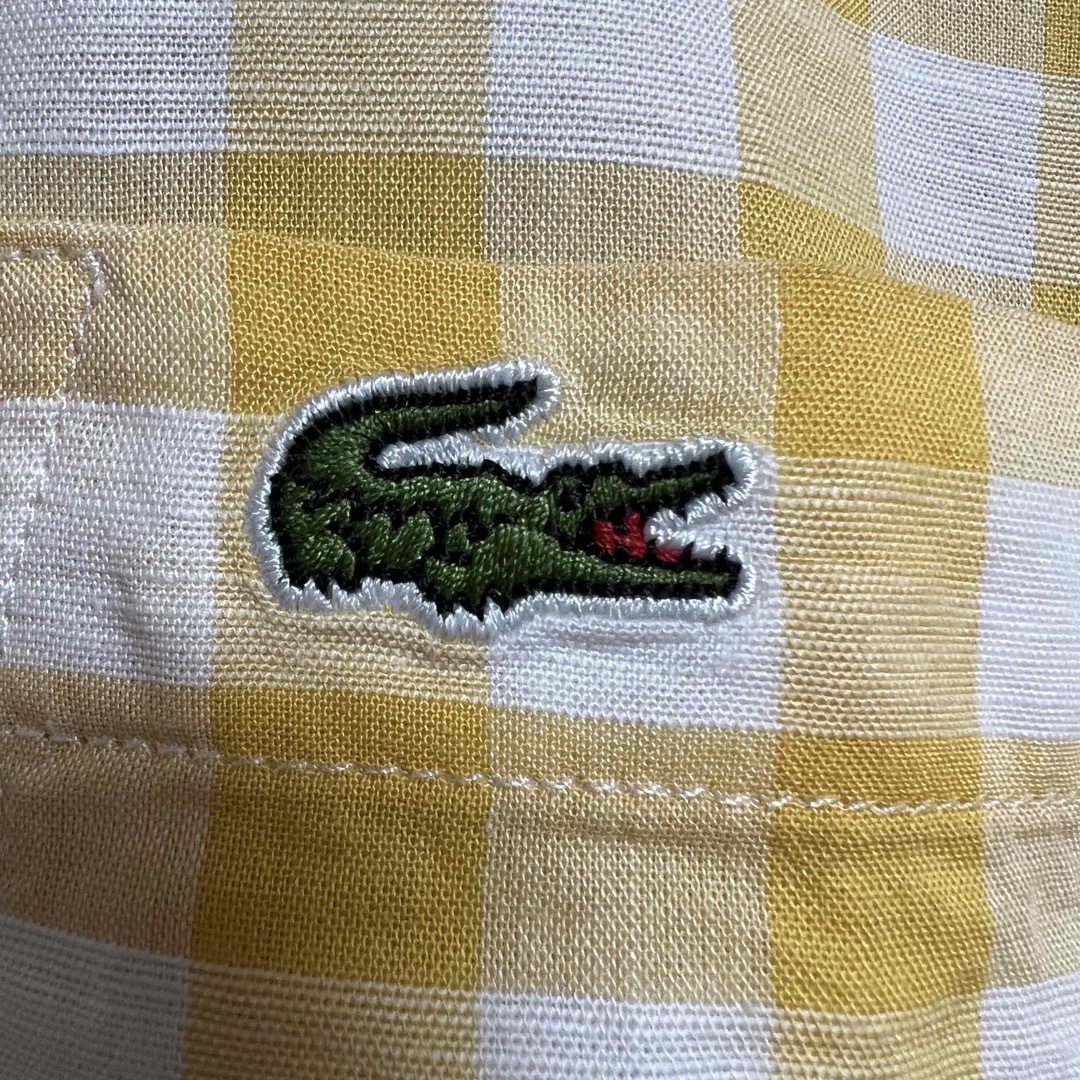 LACOSTE(ラコステ)のラコステ　チェック　レディース　シャツ レディースのトップス(シャツ/ブラウス(半袖/袖なし))の商品写真