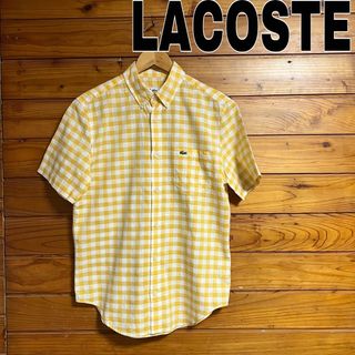 ラコステ(LACOSTE)のラコステ　チェック　レディース　シャツ(シャツ/ブラウス(半袖/袖なし))