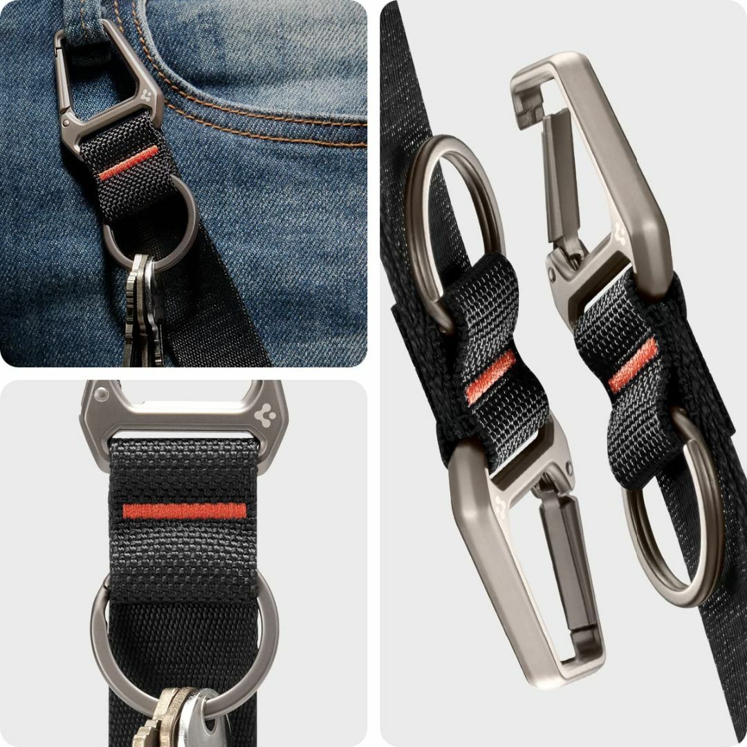 [Spigen] Lanyard Strap (W. Carabiner) 2