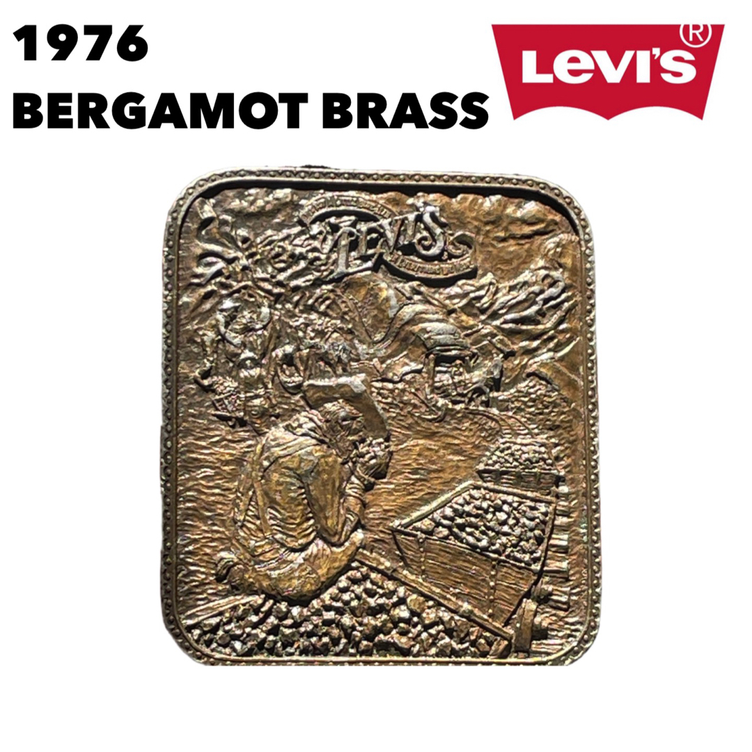 1976年BERGAMOT BRASS WORKS Levi´sベルトバックル