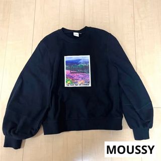 今季新作♡MOUSSY GOOD TIMES プルオーバーロゴプリントスウェット