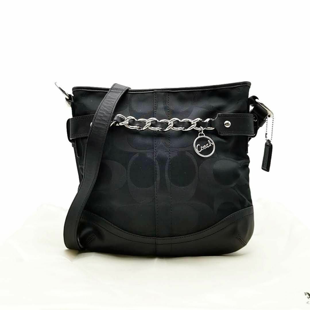 美品 コーチ COACH ショルダーバッグ チェーン 03-23091203-