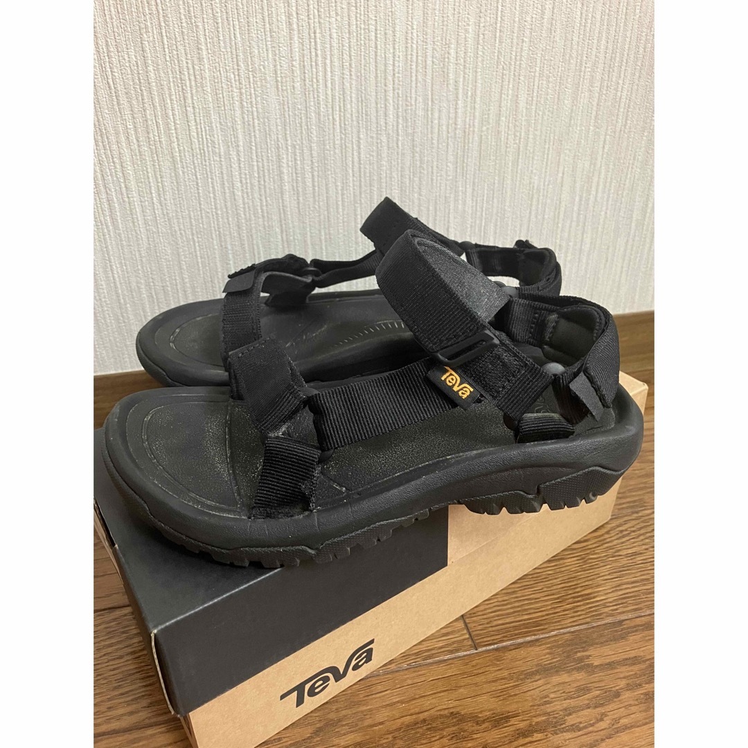 Teva テバ サンダル 22cm 黒