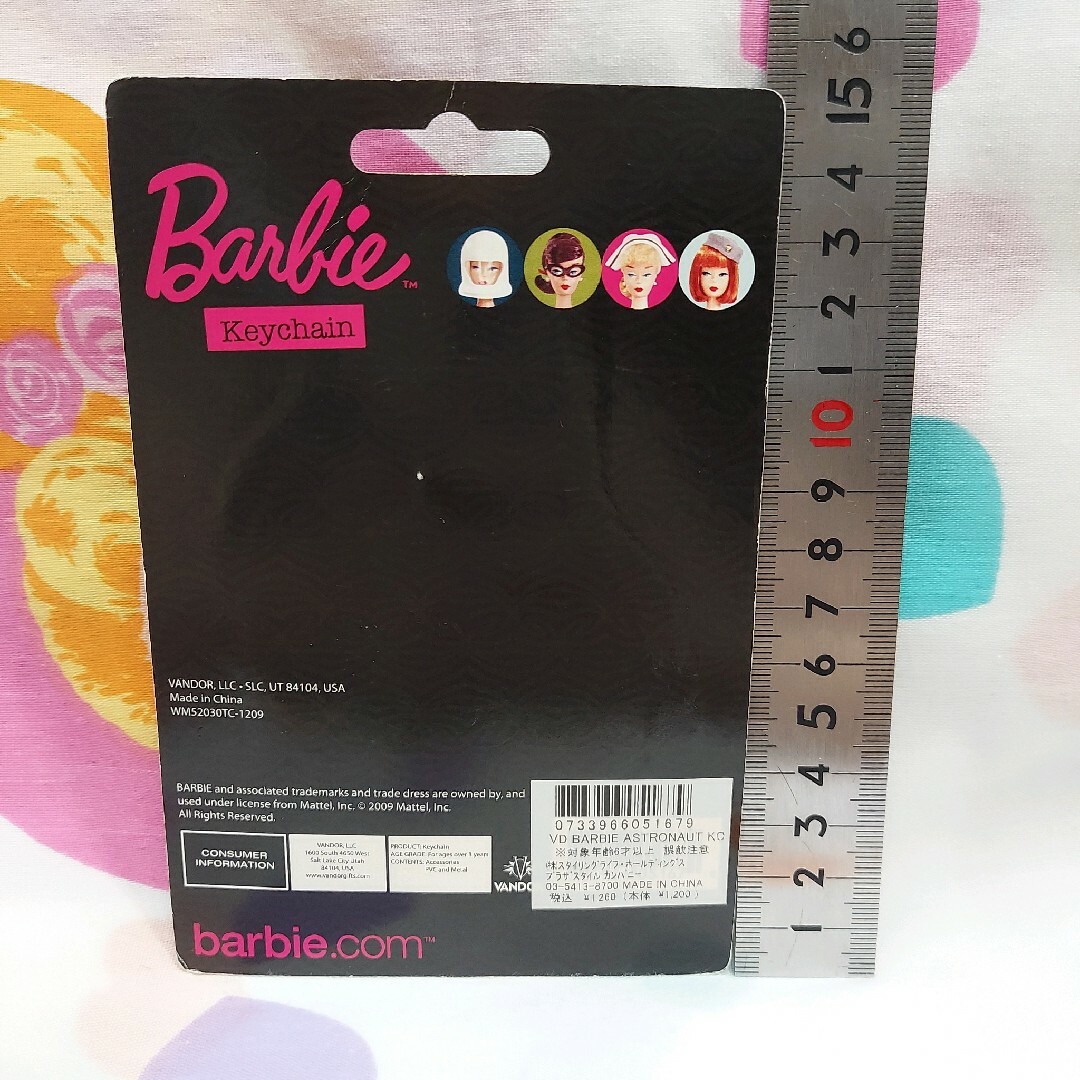 Barbie(バービー)のバービー　Barbie　キーチェーン　キーホルダー　デコ　ハンドメイド　資材 エンタメ/ホビーのおもちゃ/ぬいぐるみ(キャラクターグッズ)の商品写真