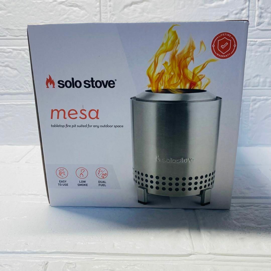 Solo Stove Mesa 卓上ファイヤーピット 煙が少ない アウトドアの通販 ...