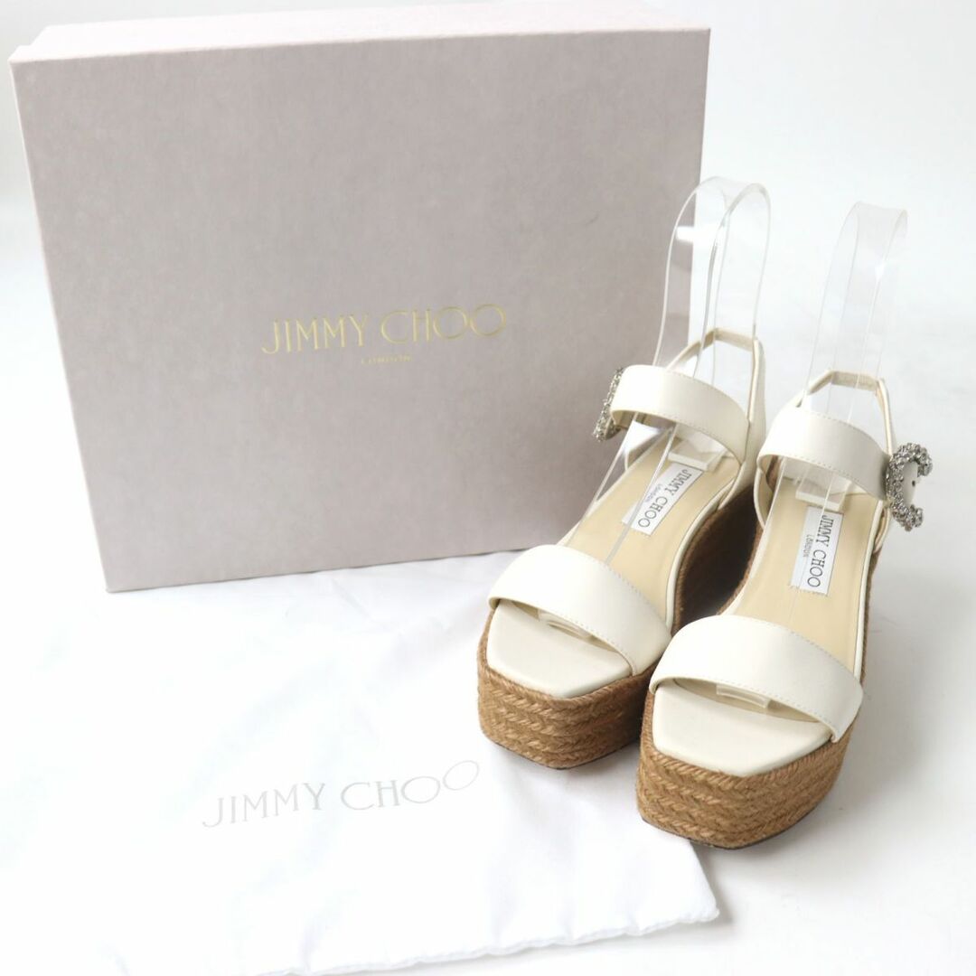 美品　Jimmy choo MIRABELLE 70 ウェッジサンダル