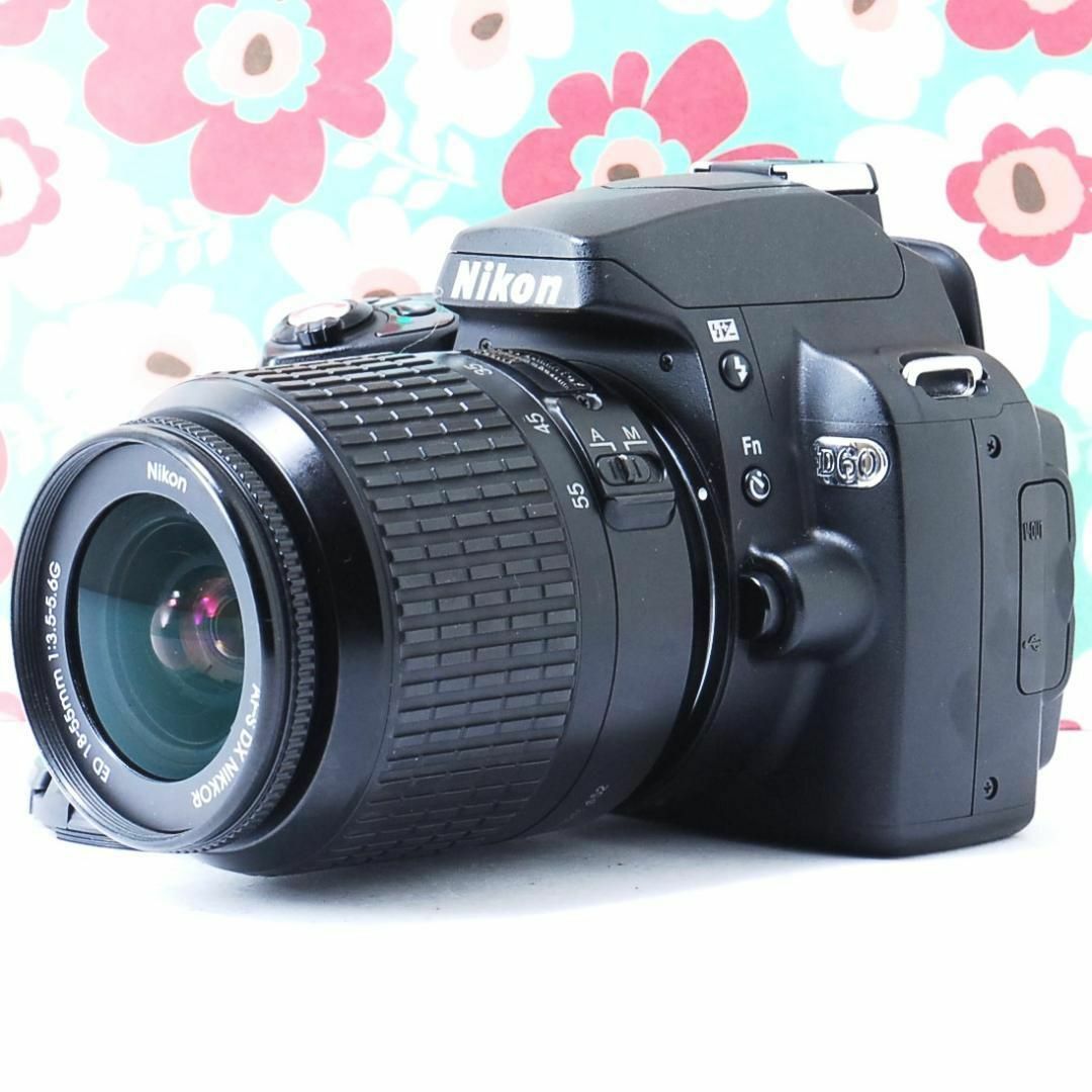 ❤️初心者お勧め❤Nikon Ｄ60❤️小さい軽るい簡単綺麗❤届いてすぐ使える❤