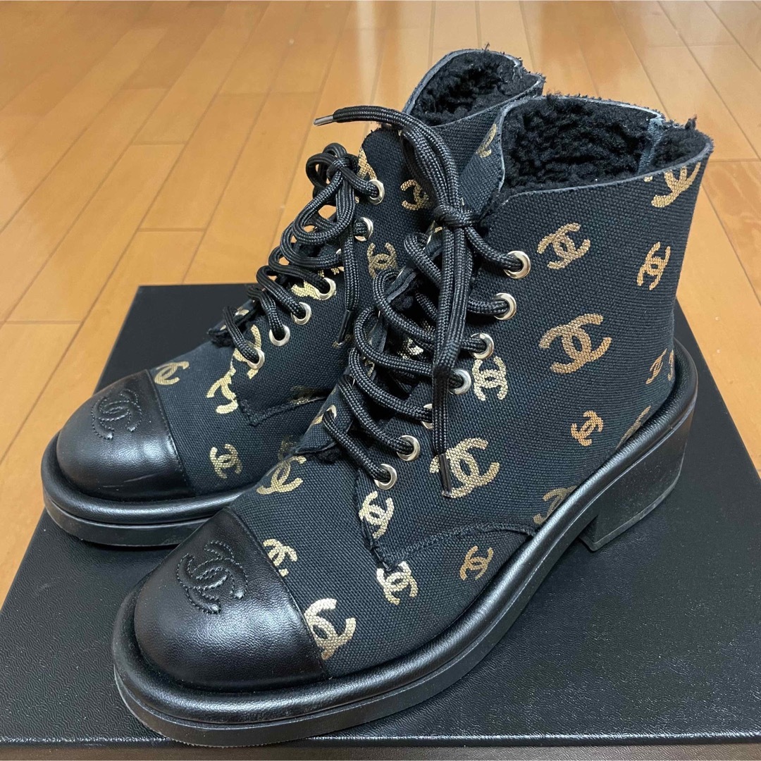 CHANEL シャネル　ショート　ブーツ　37