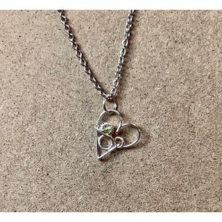 24時間限特価＊Silver三木さんin♡×ペリドットペントップ(ネックレス)