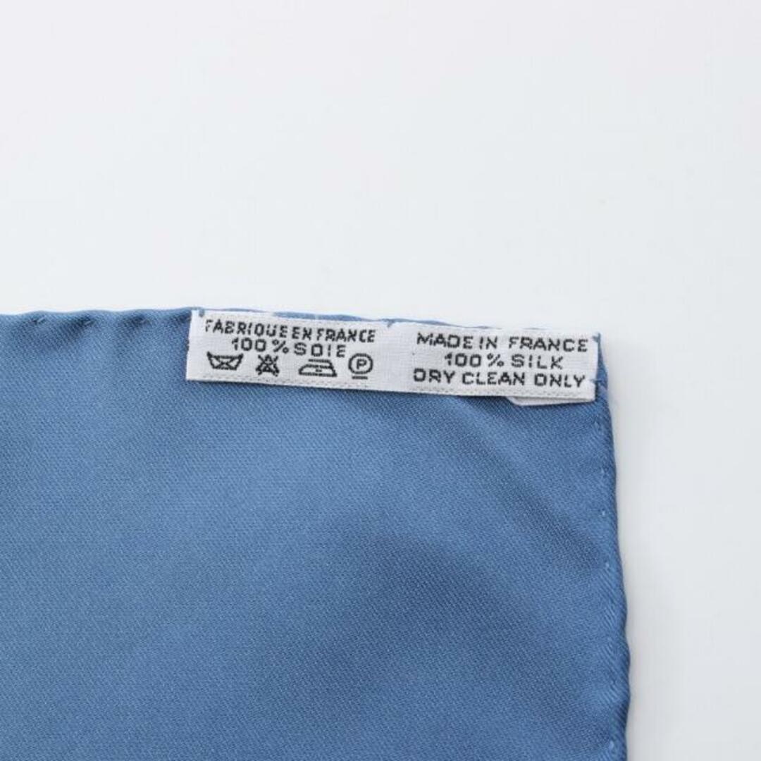 カレ90 「L'ENTENTE CORDIALE」 スカーフ シルク ブルー マルチカラー 2