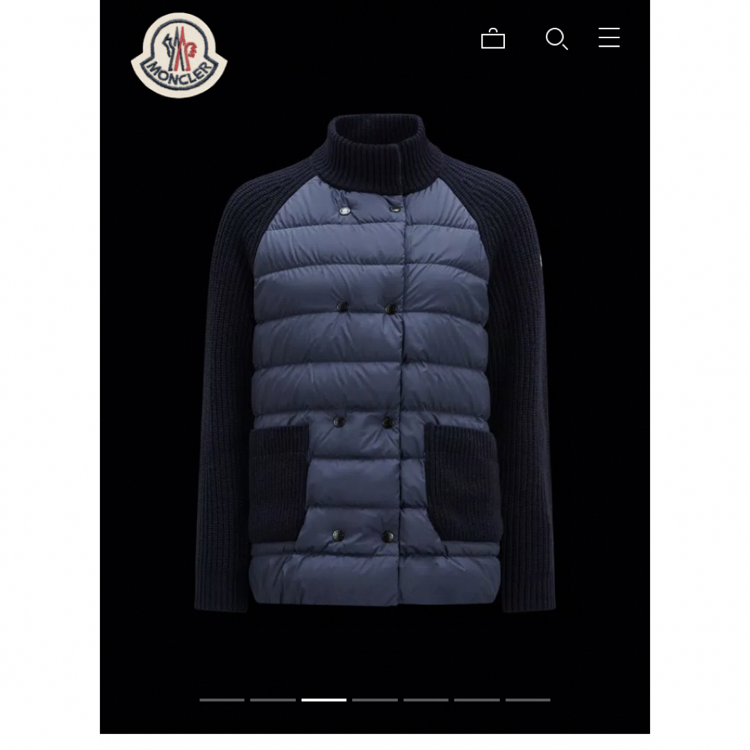 MONCLER - モンクレール ダウン カーディガン 2023AW 新作新品の通販