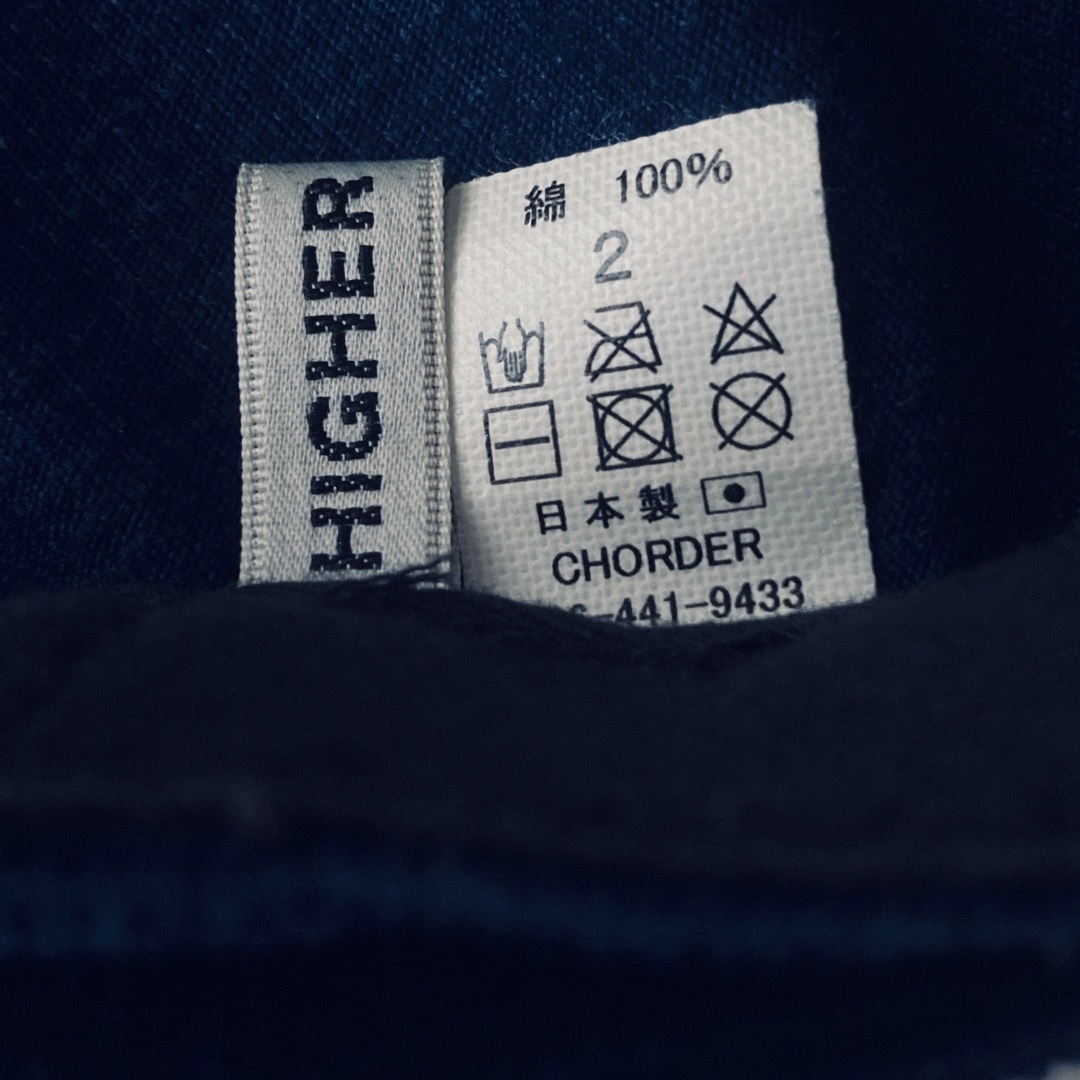 青のベレー帽（HIGHER） メンズの帽子(ハンチング/ベレー帽)の商品写真