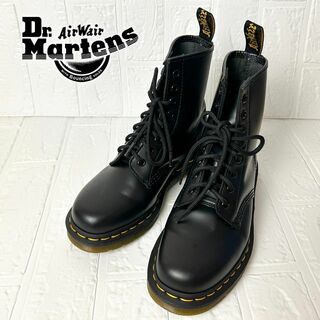 ドクターマーチン(Dr.Martens)の【美品】ドクターマーチン 1460 8ホールブーツ UK5(24cm)　ブラック(ブーツ)