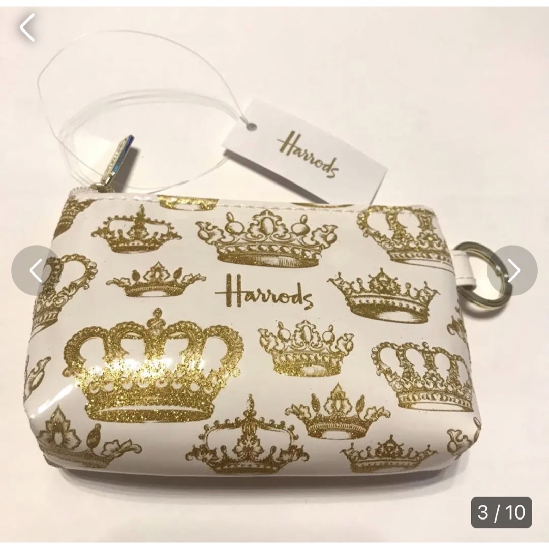 Harrods(ハロッズ)の新品タグ付　イギリス購入！ハロッズ　コインケース　エリザベス女王　クラウン　王冠 メンズのファッション小物(コインケース/小銭入れ)の商品写真