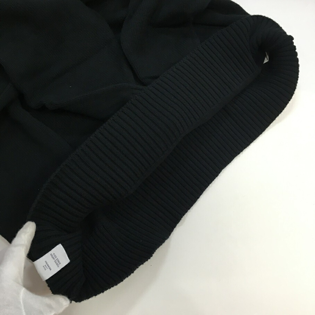 DESCENDANT ディセンダント 刺繍ロゴ コットニット セーター【004】新品未使用の商品S