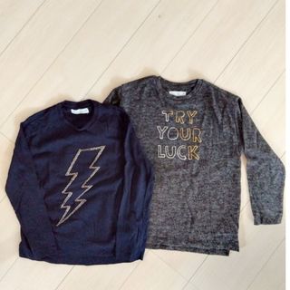 ザラキッズ(ZARA KIDS)のZARAキッズ　128（120-130）　男の子ロンＴ ２枚まとめ(Tシャツ/カットソー)