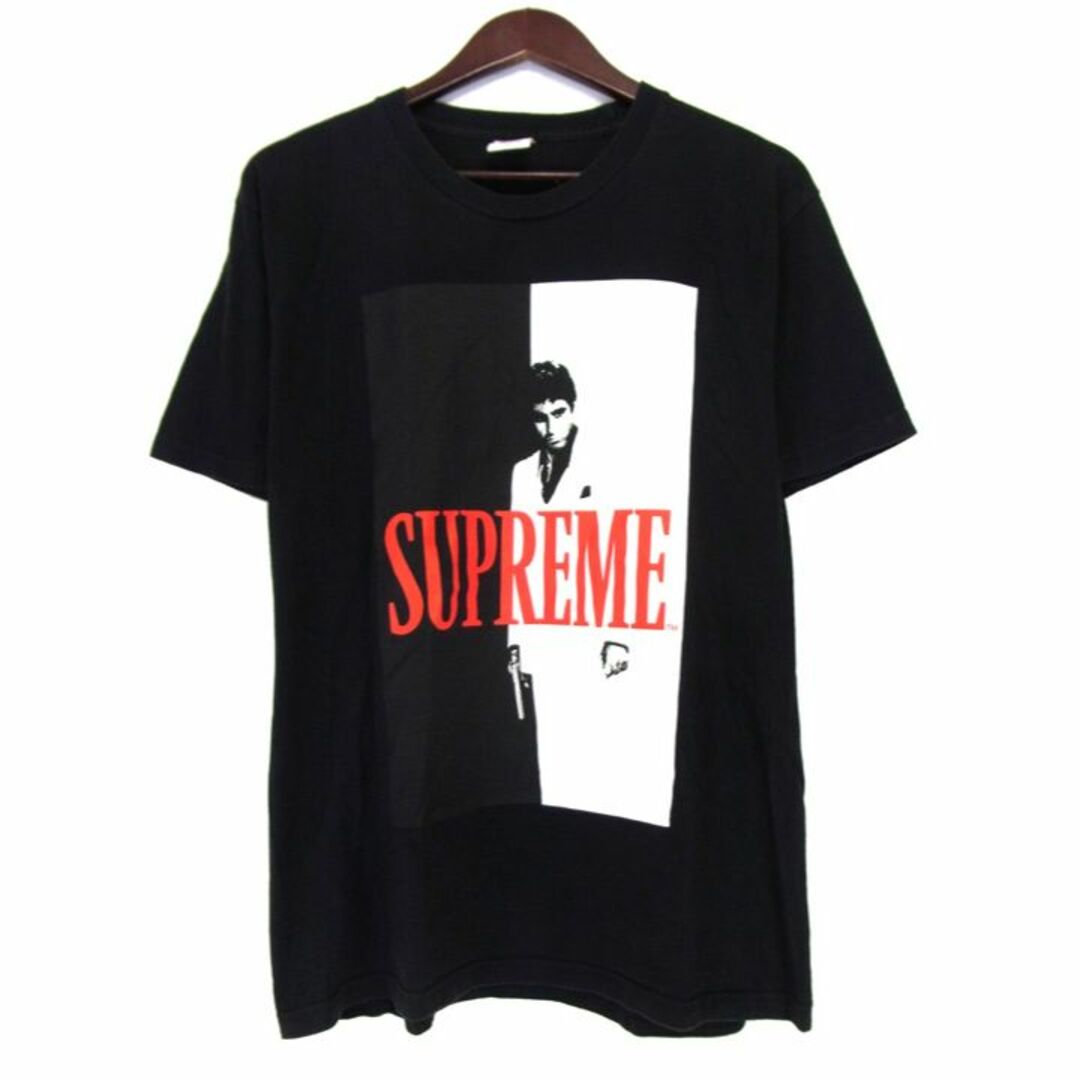 17SS Surpeme Scarface Split Tee 白 L