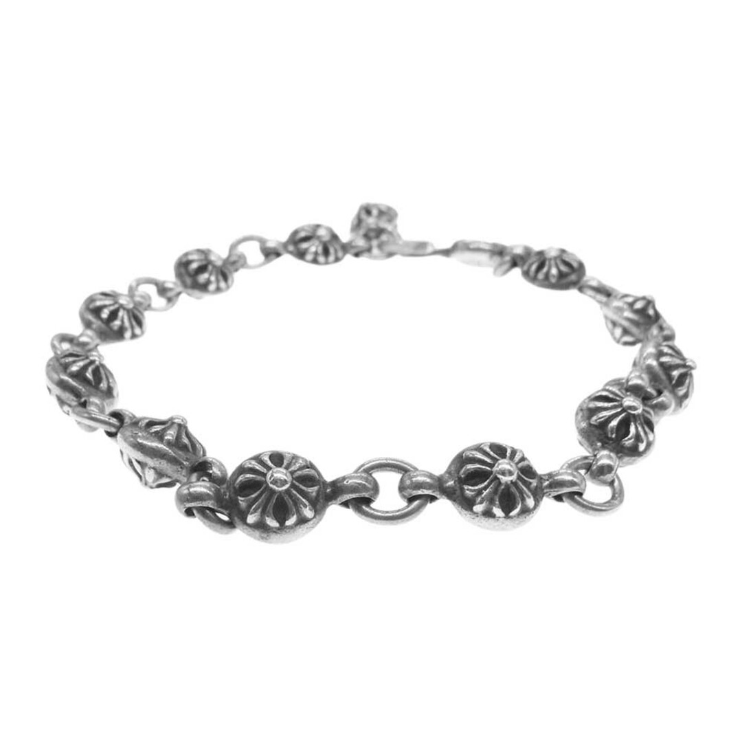 CHROME HEARTS クロムハーツ（原本無） ブレスレット NO1 BALL #1 クロスボール シルバー ブレスレット シルバー系