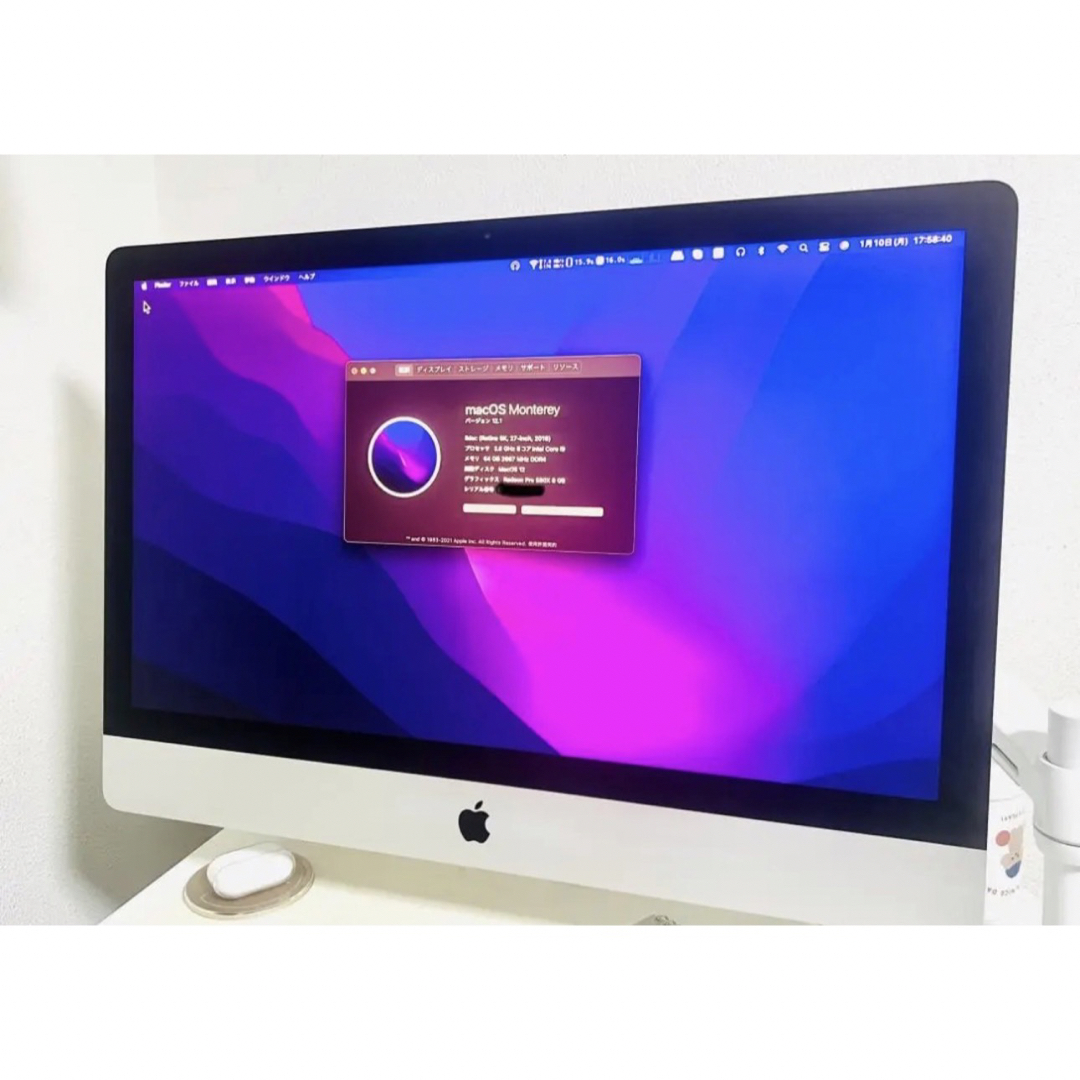 iMac 27,2019,VESA,i9,64GB,SSD512GB