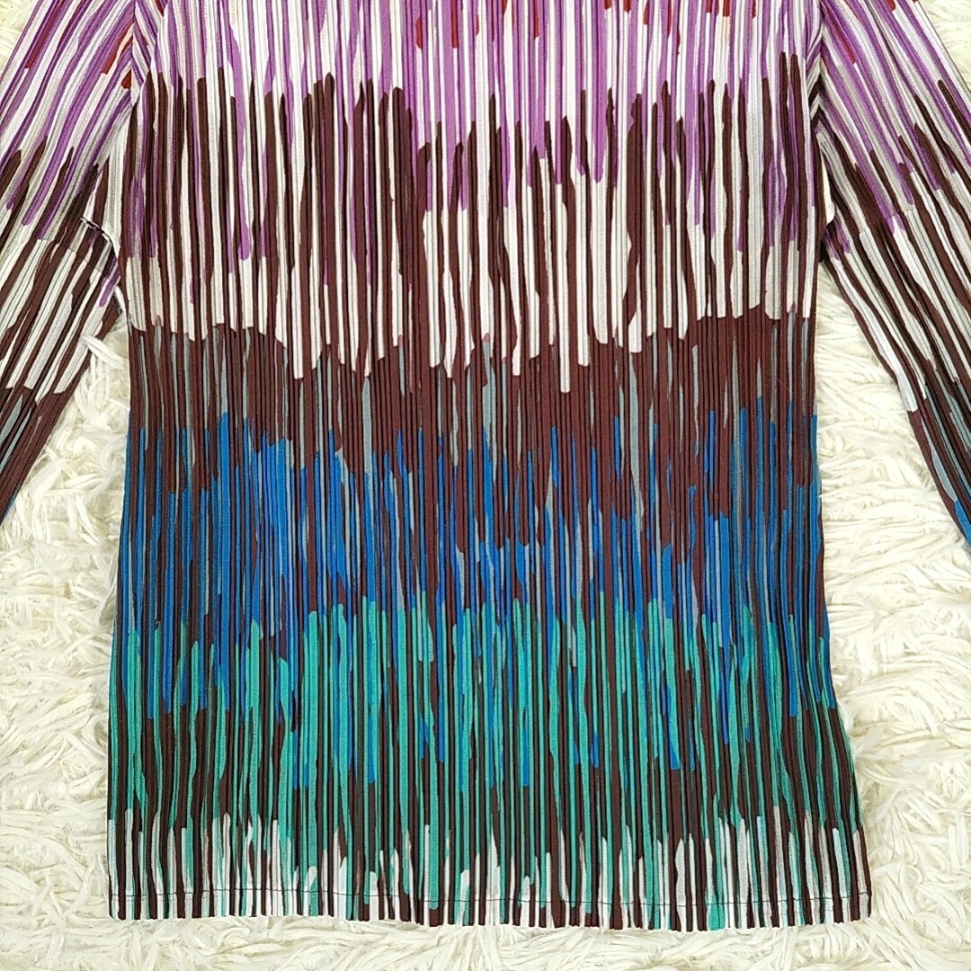 プリーツプリーズ◉PLEATS PLEASE タートルネック カットソー 長袖
