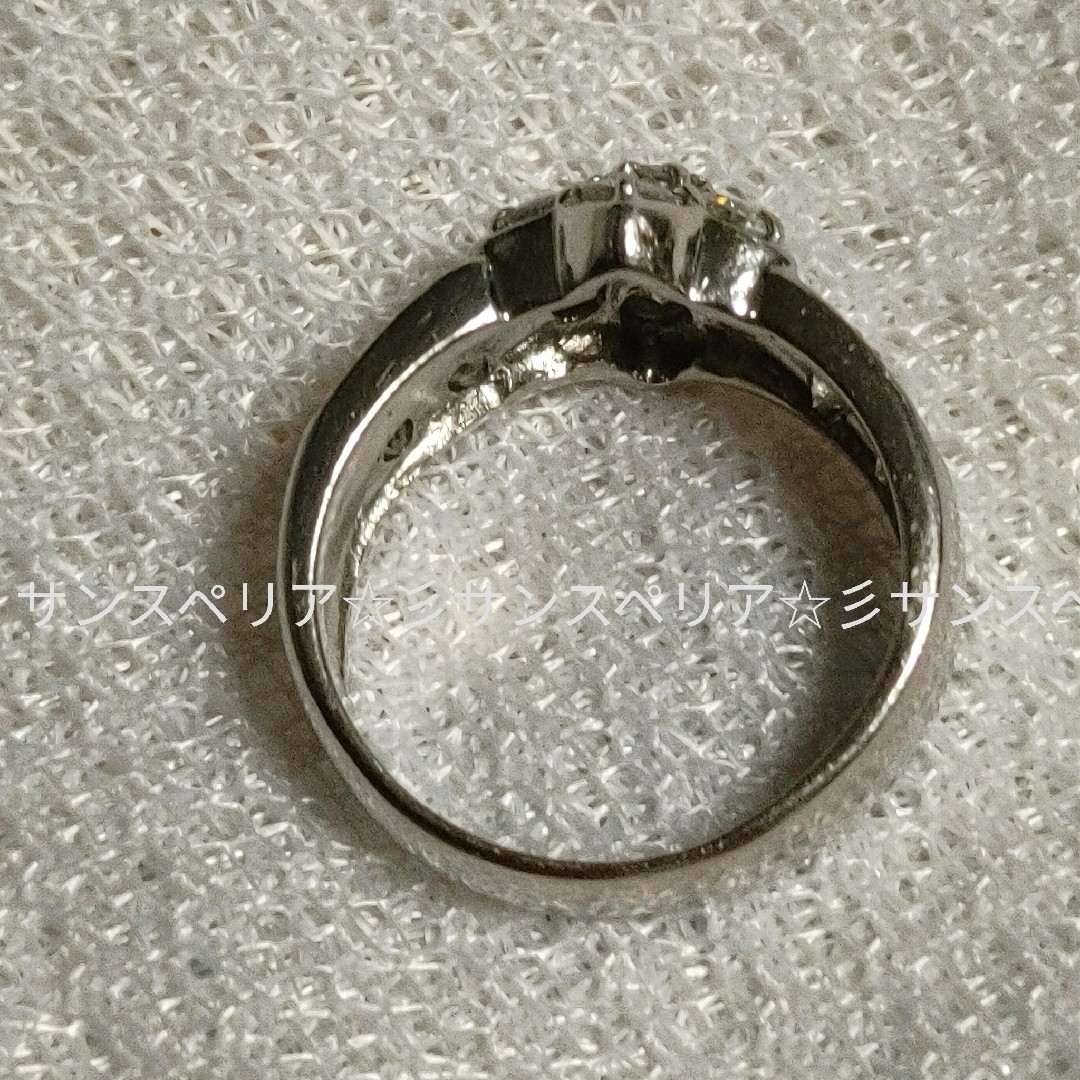 Pt850 ダイヤモンド1.02カラットのデザインリング 6.77g-talizman.com.pl