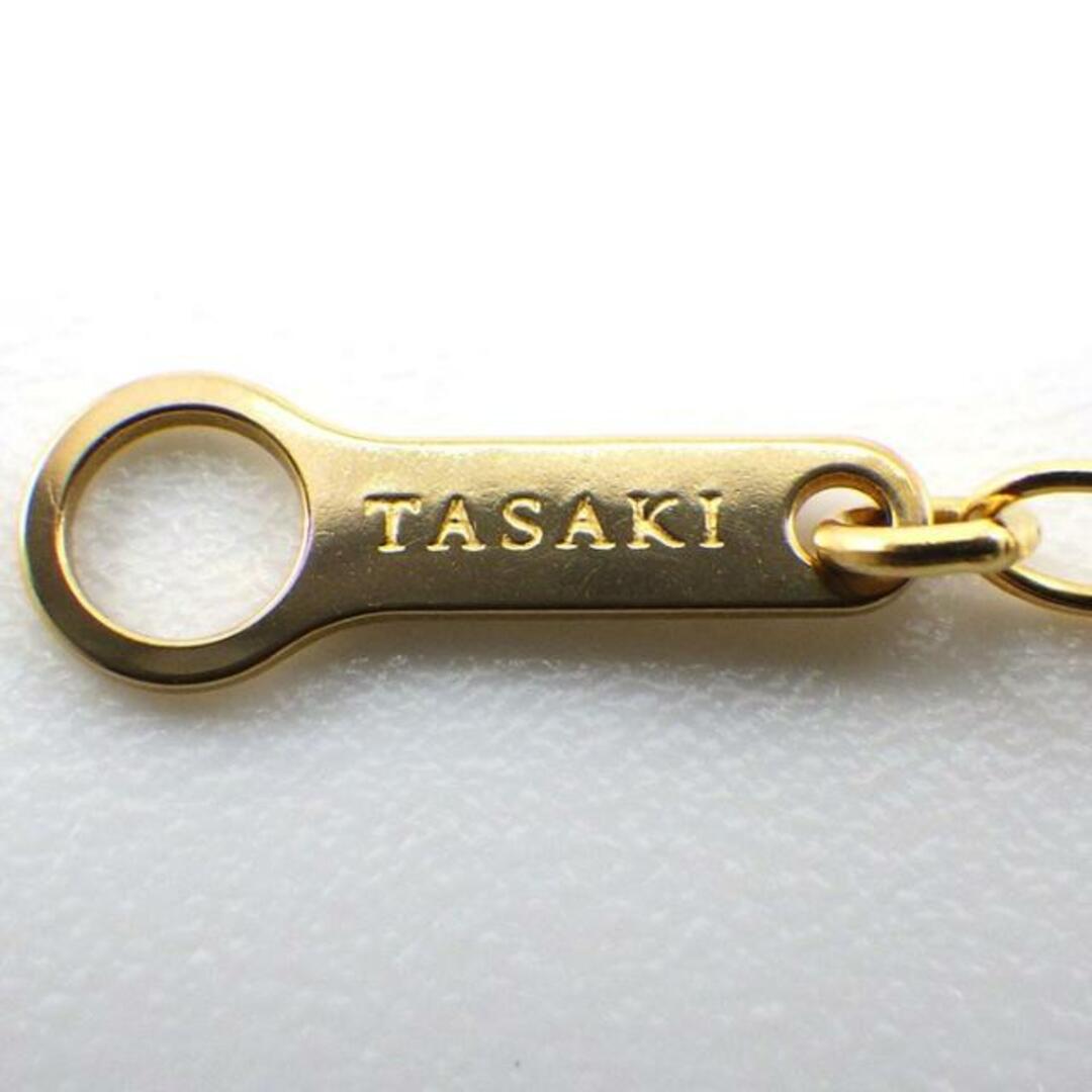 商品番号210033タサキ 田崎真珠 TASAKI ネックレス ホワイト パール 7.0mm珠 オレンジ パール 4.0mm珠 K18YG