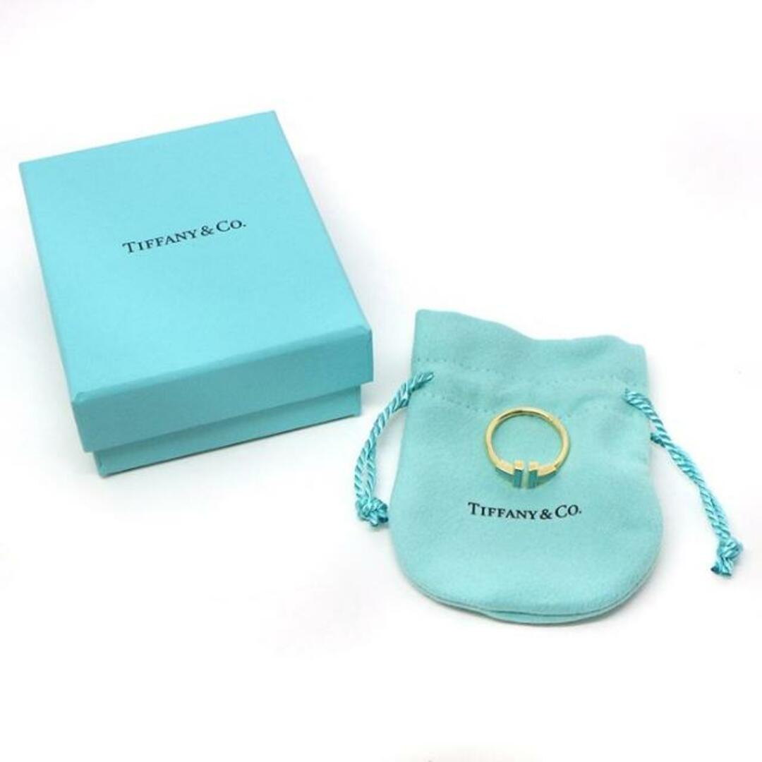 Tiffany & Co.(ティファニー)のティファニー Tiffany & Co. リング Tワイヤー 64027794 ターコイズ トルコ石 K18YG 17.5号 【中古】 レディースのアクセサリー(リング(指輪))の商品写真