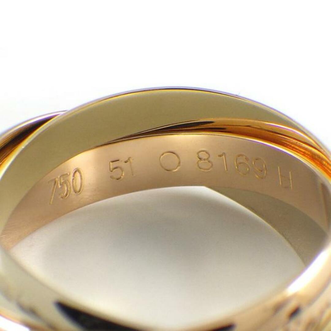 カルティエ Cartier リング トリニティ スリーカラー K18PG K18WG K18YG 11号 / #51 【中古】 カルティエ Cartier リング トリニティ スリーカラー K18PG K18WG K18YG 11号 / #51