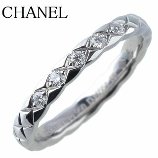 シャネル(CHANEL)のシャネル ココクラッシュ ダイヤ リング スモール #53 PT950 5PD 幅2.7mm 箱 保証書(2023年3月) CHANEL【13536】(リング(指輪))