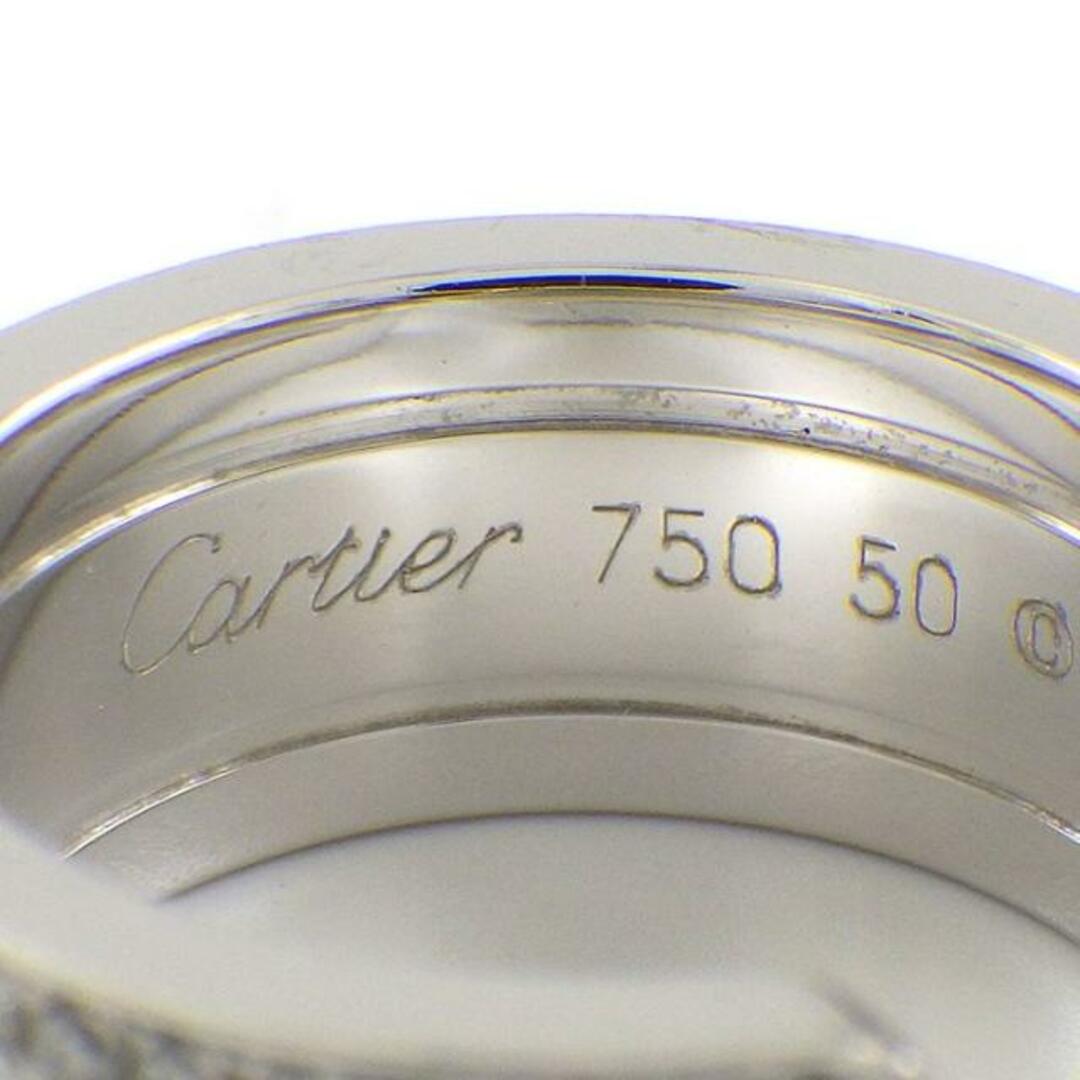 カルティエ Cartier リング C2 2C LM フル サークル エッジ ダイヤモンド K18WG 10号 / #50