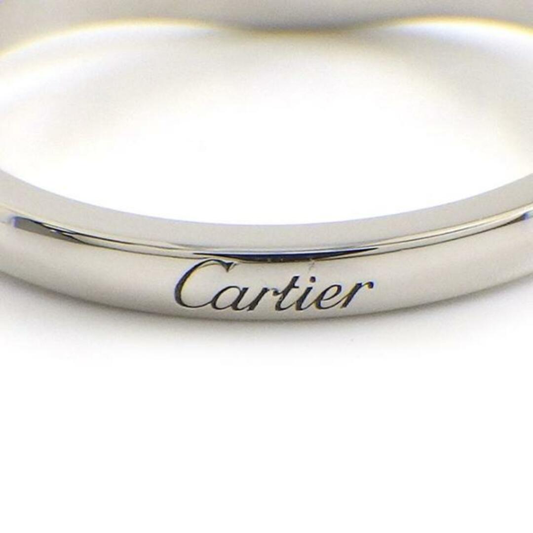 カルティエ Cartier リング バレリーナ ウェディング バンド B4093000 ハーフ サークル エタニティ 27ポイント ダイヤモンド 0.09ct PT950 13.5号 / #54