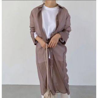 トゥデイフル(TODAYFUL)のwillfully sheer shirt OP シアーシャツ ウィルフリー(シャツ/ブラウス(長袖/七分))