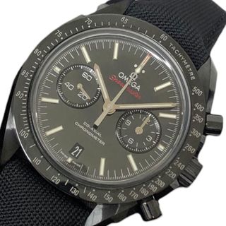 オメガ OMEGA スピードマスター ダーク サイド オブ ザ ムー﻿ン 311.92.44.30.01.001 ブラックセラミック & レザーストラッ﻿プ 手巻き メンズ 腕時計