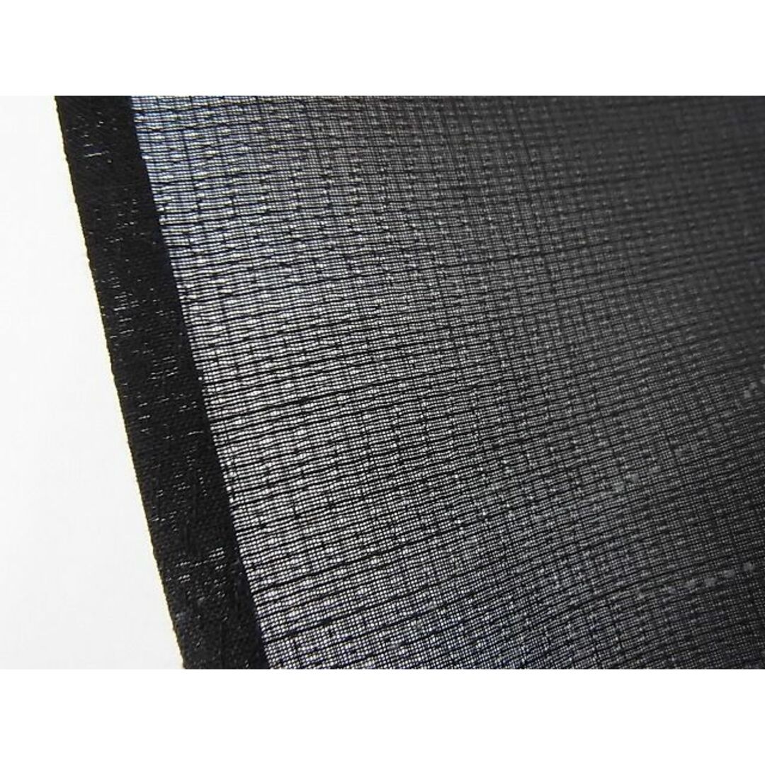 平和屋-こころ店□極上 夏物 小紋 紗 蜘蛛の巣 着丈164cm 裄丈66cm