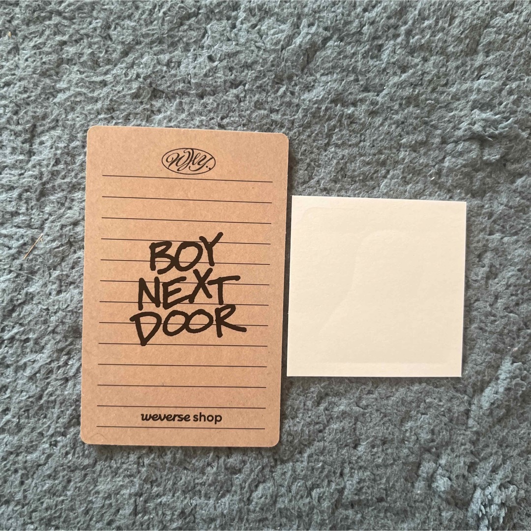 boy next door ウナク weverse トレカ-