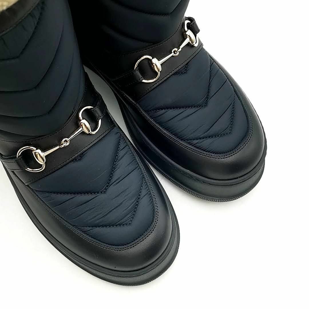 Gucci(グッチ)の超美品 グッチGUCCI スノーブーツ シェブロンブーツ 03-23091307 メンズの靴/シューズ(ブーツ)の商品写真