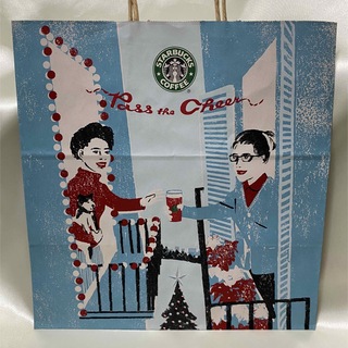 スターバックスコーヒー(Starbucks Coffee)のスターバックス　Starbucks  2017  クリスマス　紙袋　ショップ袋(ショップ袋)