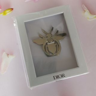 ディオール(Christian Dior) スマホアクセサリー（シルバー/銀色系）の