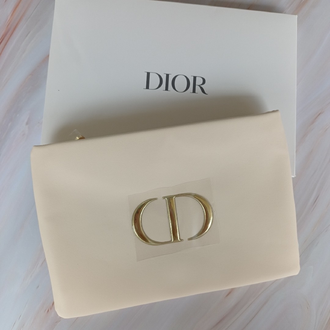 Christian Dior - 新品 Dior ディオール ノベルティ アイボリー ポーチ