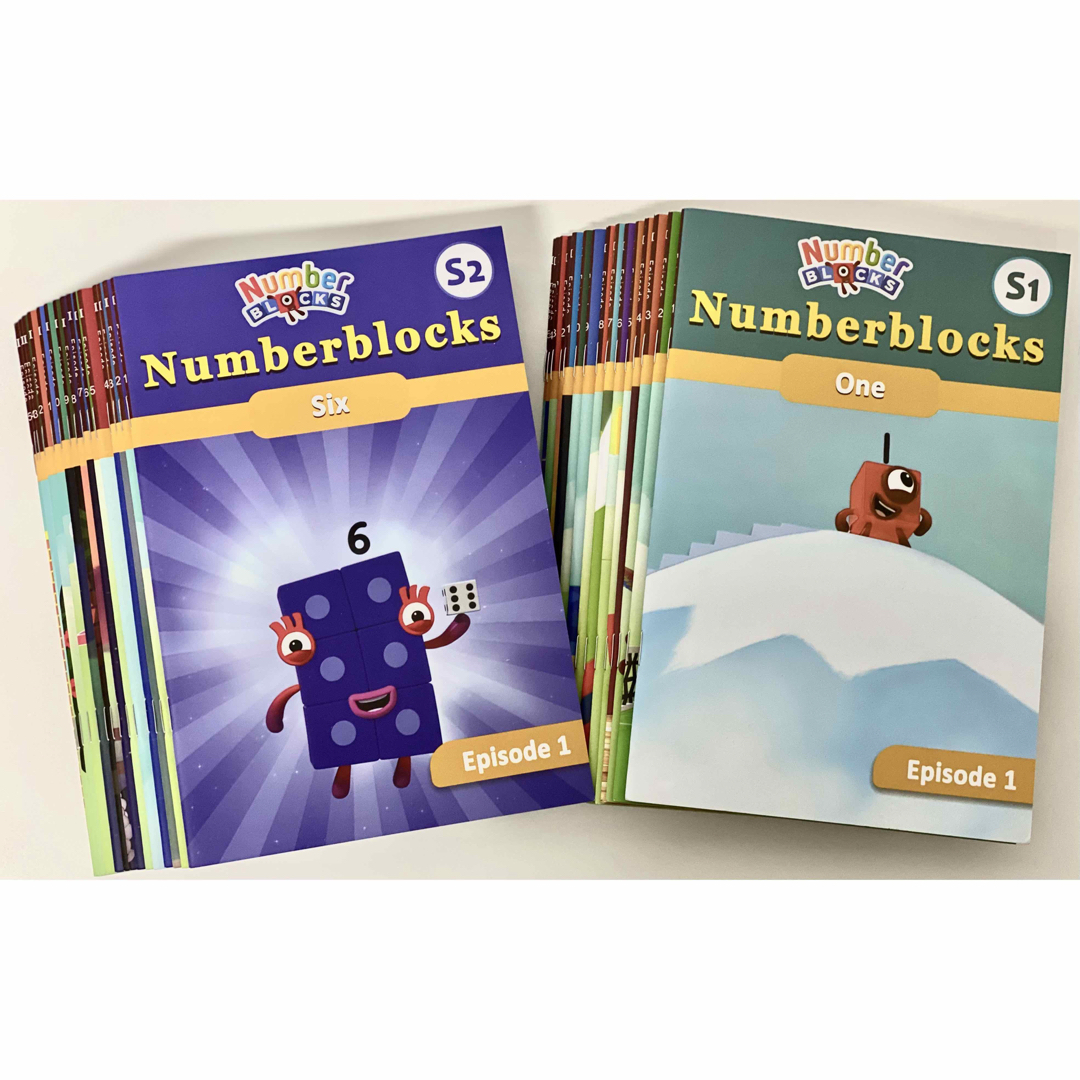 ナンバーブロックス　シリーズ1-2　アルファブロックス　マイヤペン対応お得セット エンタメ/ホビーの本(絵本/児童書)の商品写真