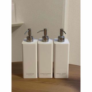 ムジルシリョウヒン(MUJI (無印良品))のtower ディスペンサーボトルセット　マグネット(タオル/バス用品)